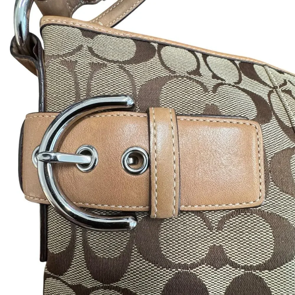 Coach Signature Jacquard Canvas Soho Handbag #3574